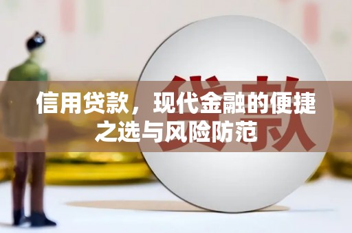 斗南信用贷款，现代金融的便捷之选与风险防范