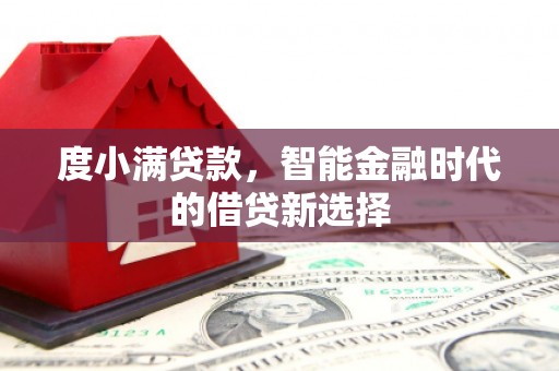 斗南度小满贷款，智能金融时代的借贷新选择