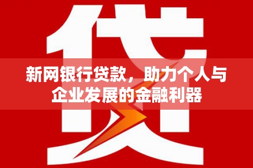 斗南新网银行贷款，助力个人与企业发展的金融利器