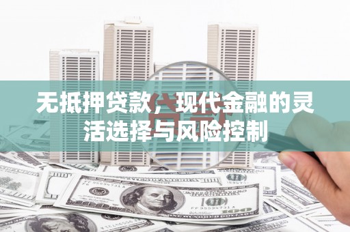 斗南无抵押贷款，现代金融的灵活选择与风险控制