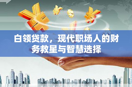 斗南白领贷款，现代职场人的财务救星与智慧选择