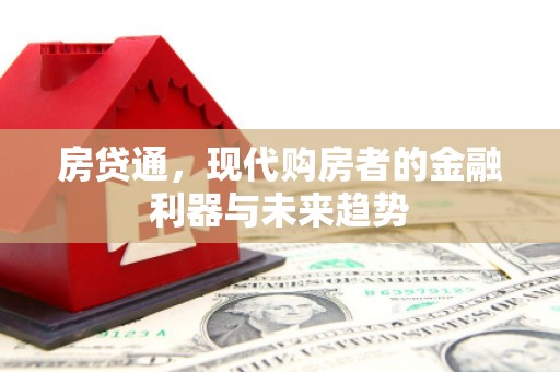 斗南房贷通，现代购房者的金融利器与未来趋势