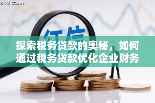 斗南探索税务贷款的奥秘，如何通过税务贷款优化企业财务