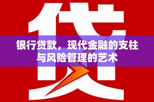 斗南银行贷款，现代金融的支柱与风险管理的艺术