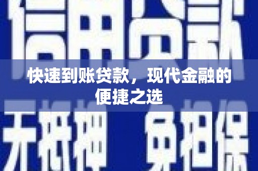 斗南快速到账贷款，现代金融的便捷之选