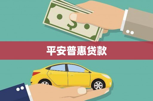 斗南平安普惠贷款
