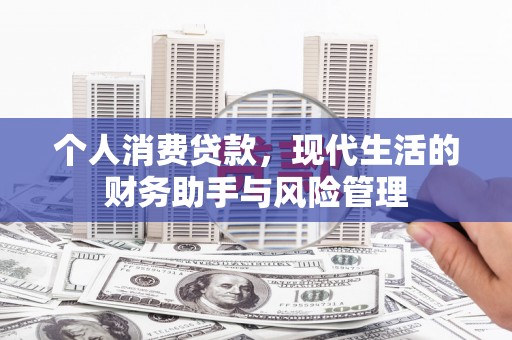 斗南个人消费贷款，现代生活的财务助手与风险管理